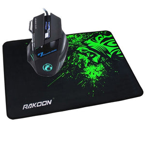 5500 DPI Gaming Mouse+Large Gaming Mouse Pad Gift for Pro Gamer