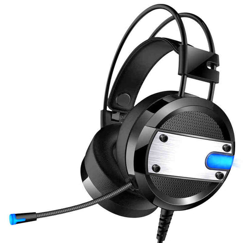 New Wired Gaming Headset Deep Bass Game  Headphones with Microphone
