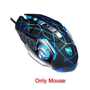 Pro Gaming Keyboard Mouse Combo
